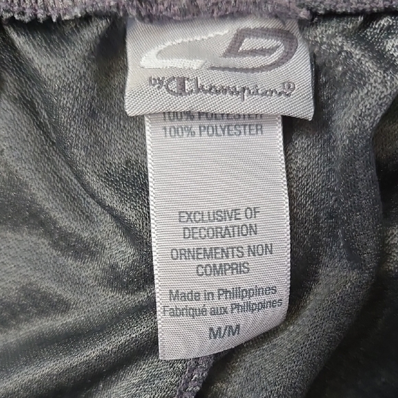 Champion Black and Blue Athletic Shorts with Breathable Fabric - Picture 2 of 3